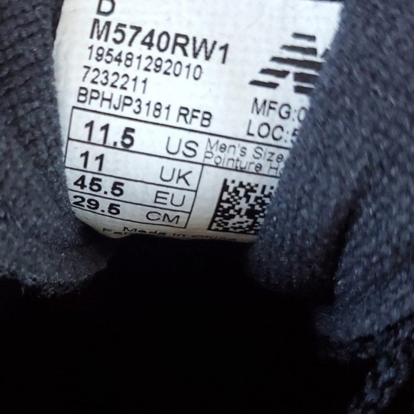 NEW BALANCE 57/40 MEN'S SZ  / M5740RW1 - Picture 14 of 14